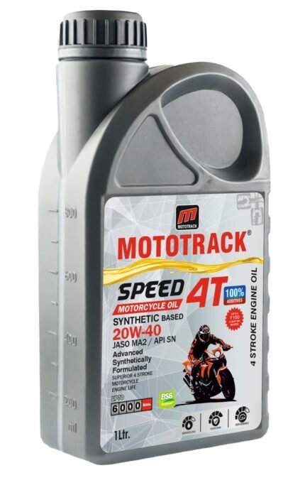 20W40 Synthetic Bike Engine Oil 1 Ltr - MOTOTRACK