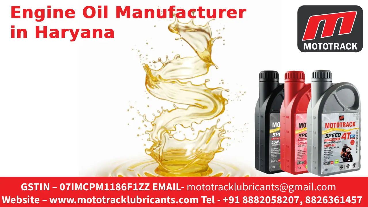Engine Oil Manufacturer in Haryana