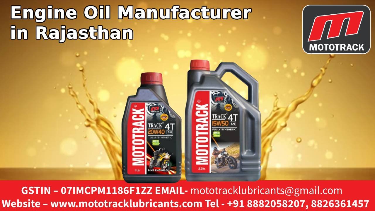 Engine Oil Manufacturer in Rajasthan